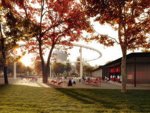 Letní kino Háječek Mimosa architekti