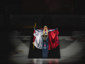 Zahájení mistrovství světa v hokeji žen.