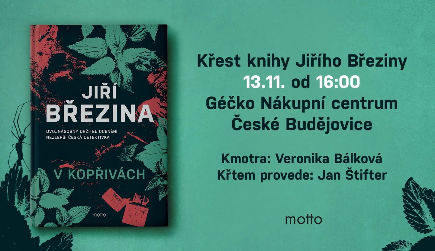 Křest nové knihy Jiřího Březiny