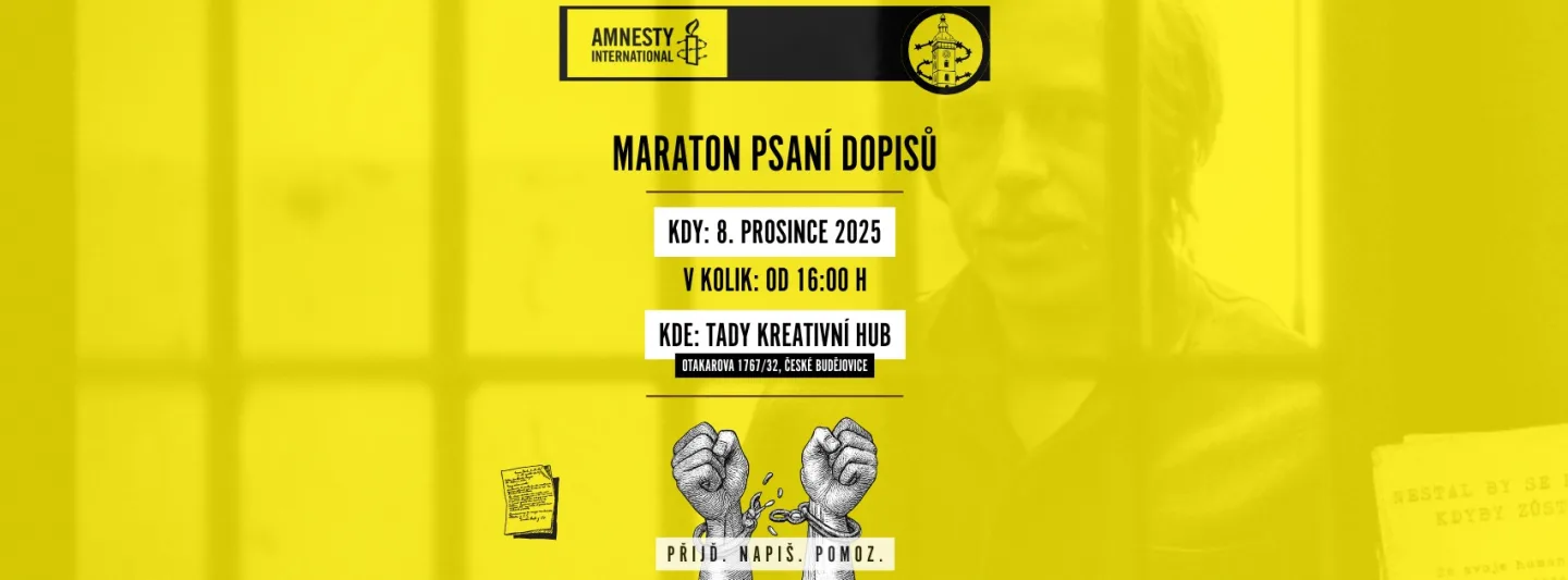 Maraton psaní dopisů s Amnesty International