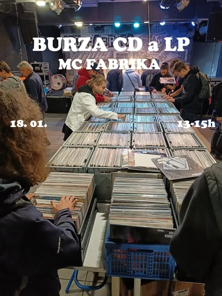 Tradiční burza hudebních nosičů.