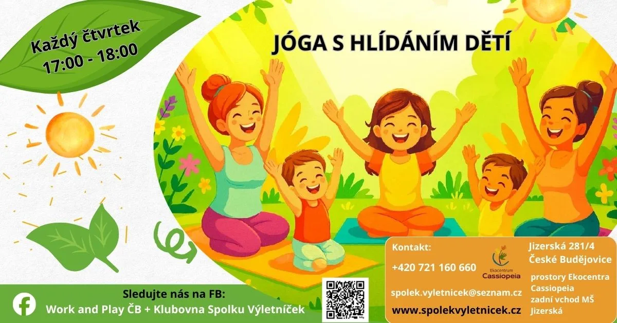 Jóga pro dospělé s hlídáním dětí