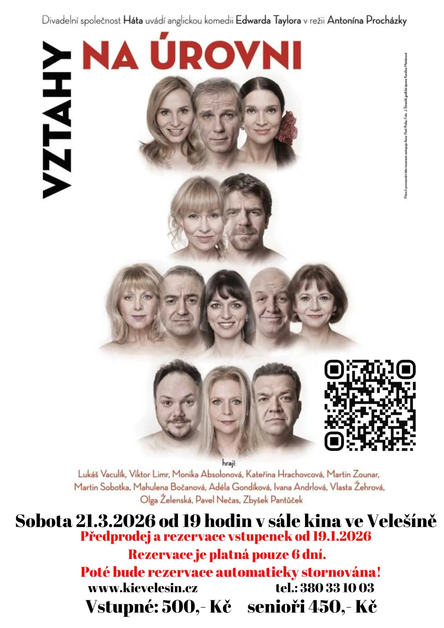 Divadelní představení společnosti Háta - Vztahy na úrovni