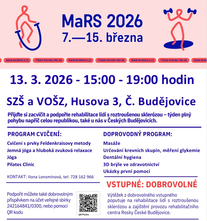 Týden pohybu pro pacienty s roztroušenou sklerózou
