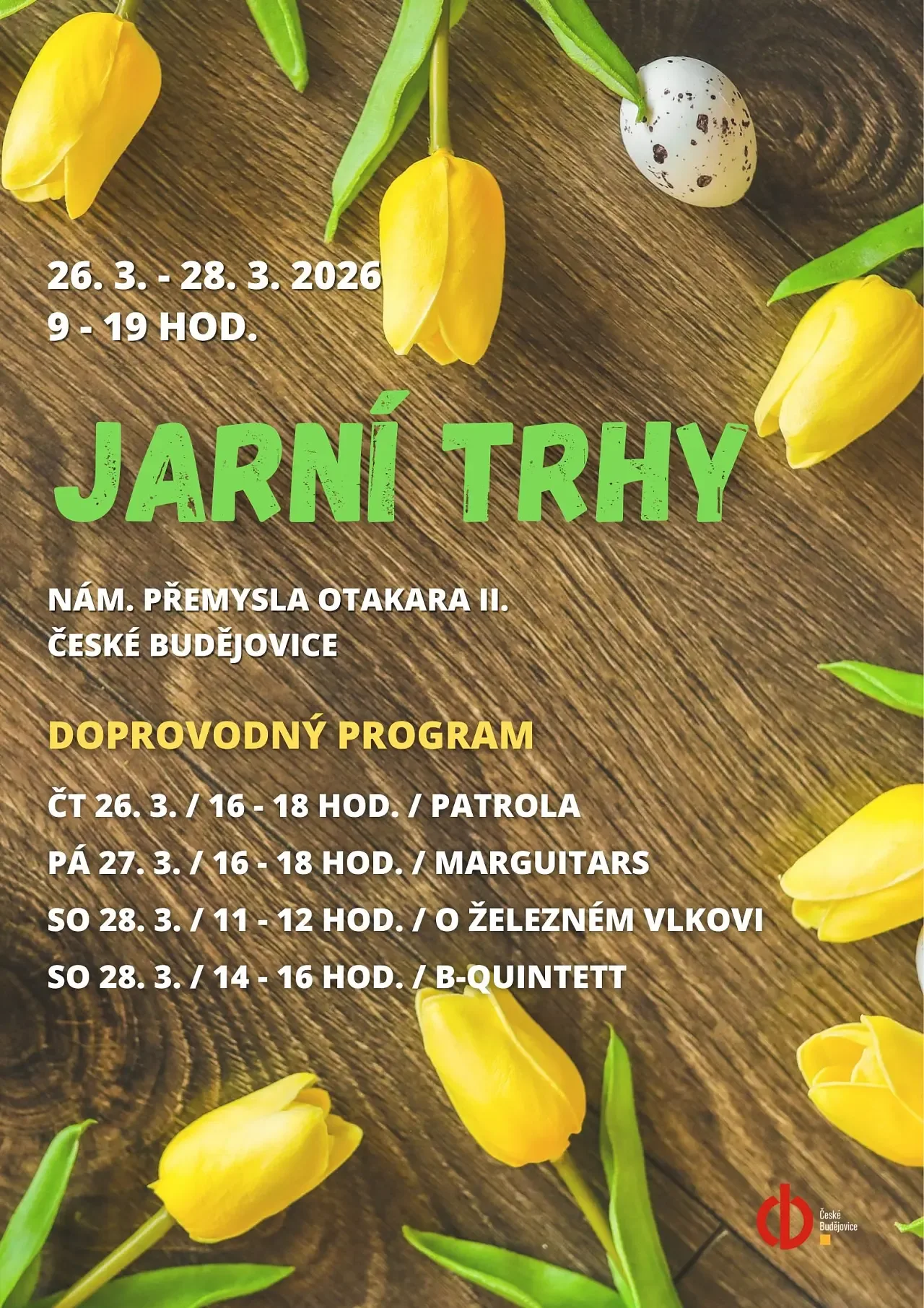 Jarní trhy v Budějcích