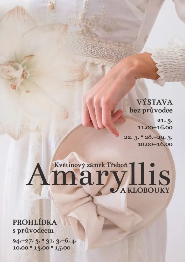 Jarní květinová výstava „Amaryllis a klobouky“