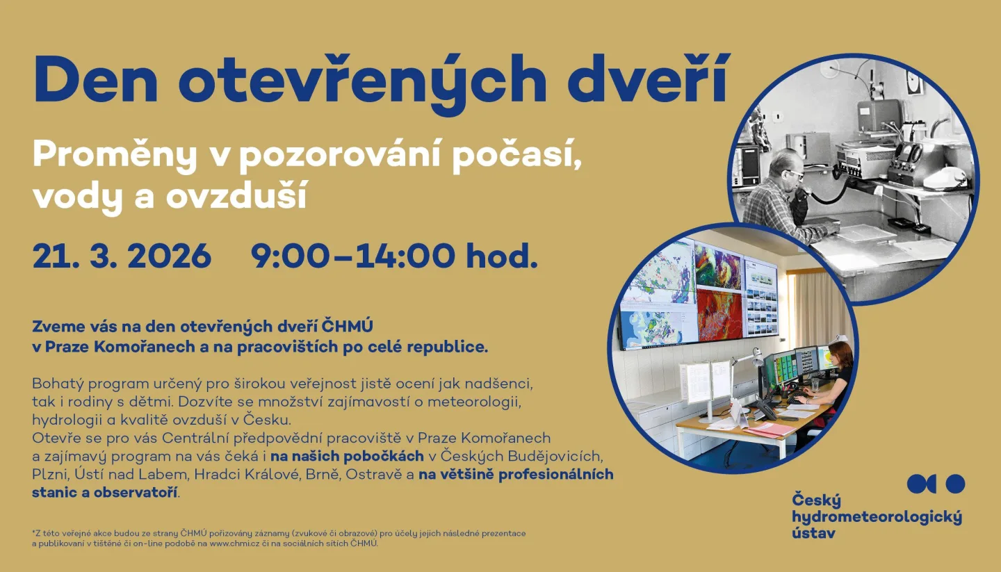 Den otevřených dveří Českého hydrometeorologického ústavu 