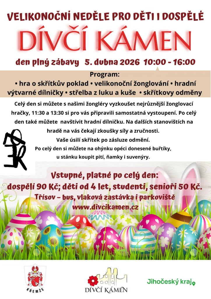 Velikonoční neděle na hradě Dívčí kámen
