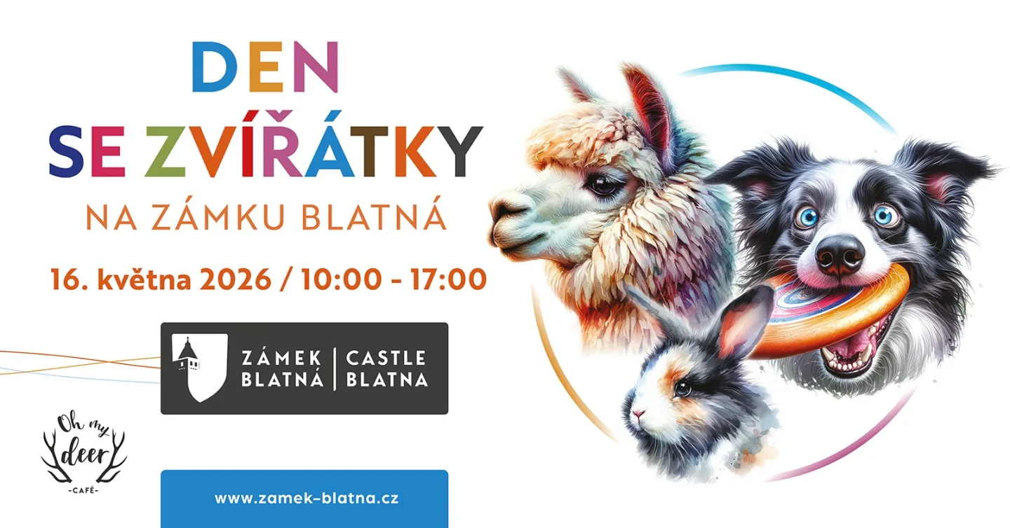 Den se zvířátky na Zámku Blatná