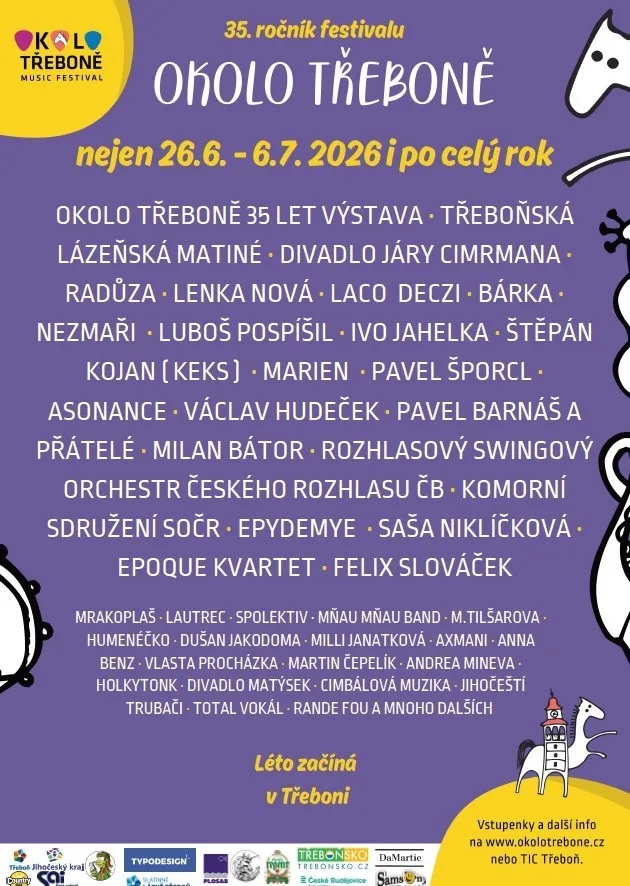 Festival Okolo Třeboně 2026