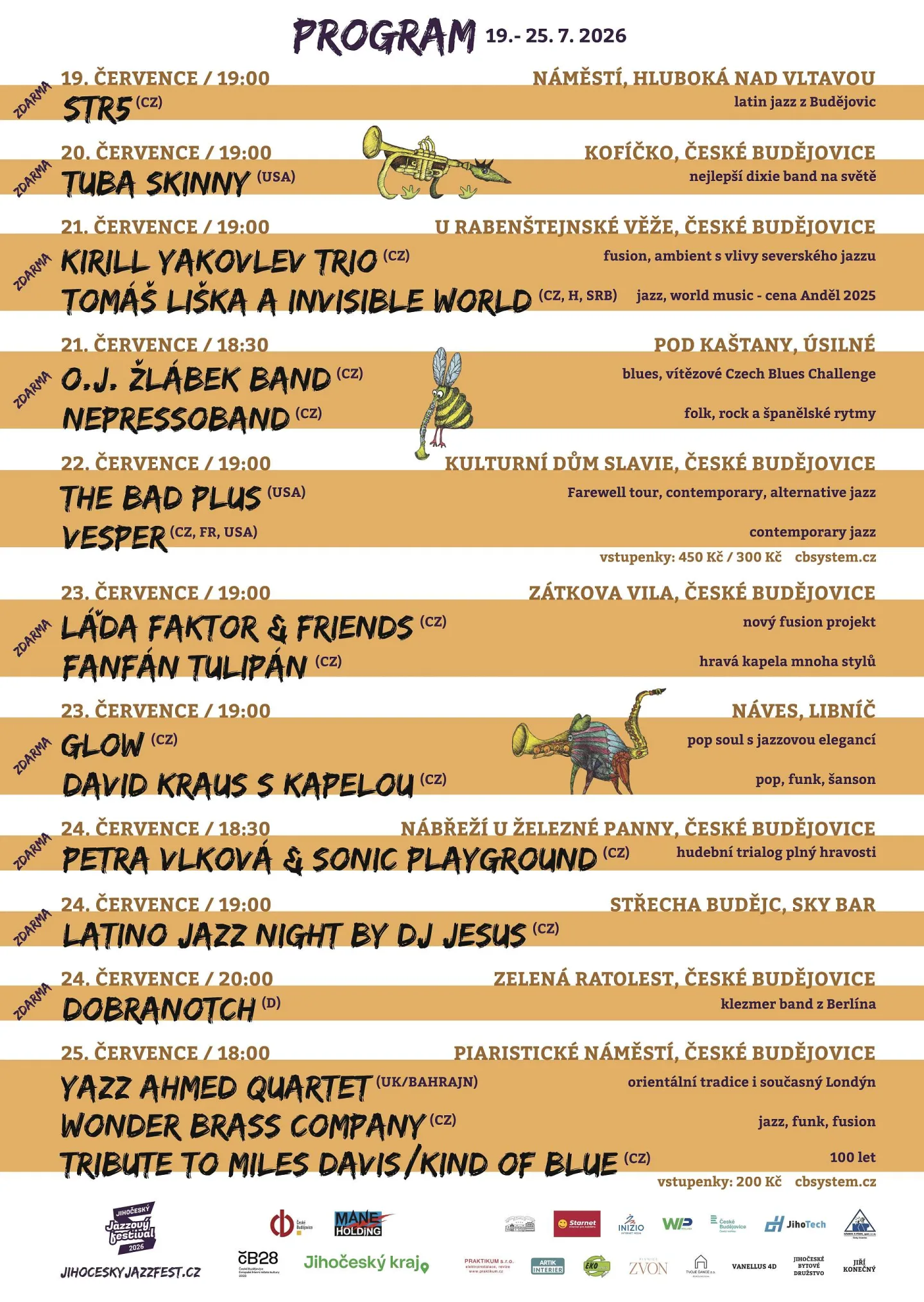Jihočeský Jazzový Festival 2026