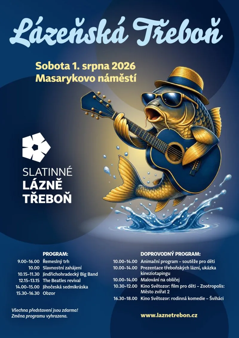 Lázeňská Třeboň 2026 a řemeslný trh