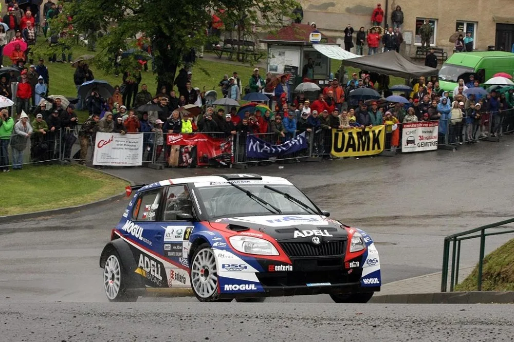 Vítězové 39. Rallye Český Krumlov Roman Kresta a Petr Gross