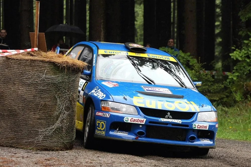 Třetí nejrychlejší posádka soutěže - Václav Pech a Petr Uhel
