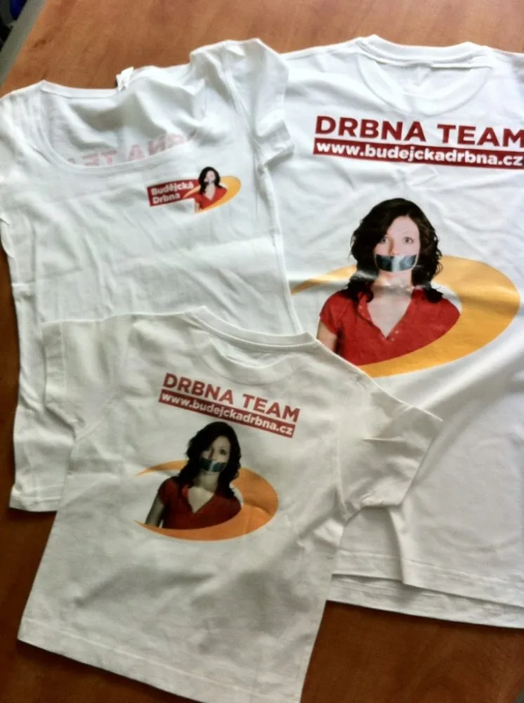 Trička - Budějcký Drbny - kdo je chce?...