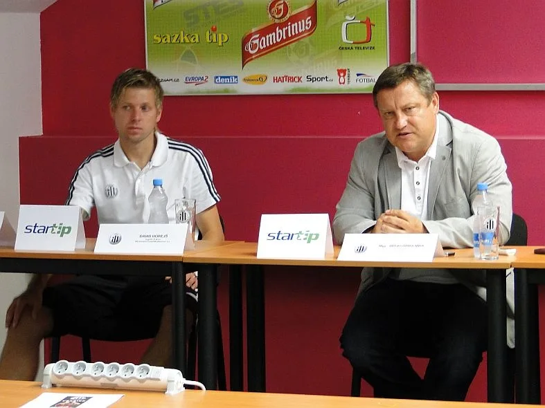 Tisková konference: David Horejš a Jiří Kotrba.