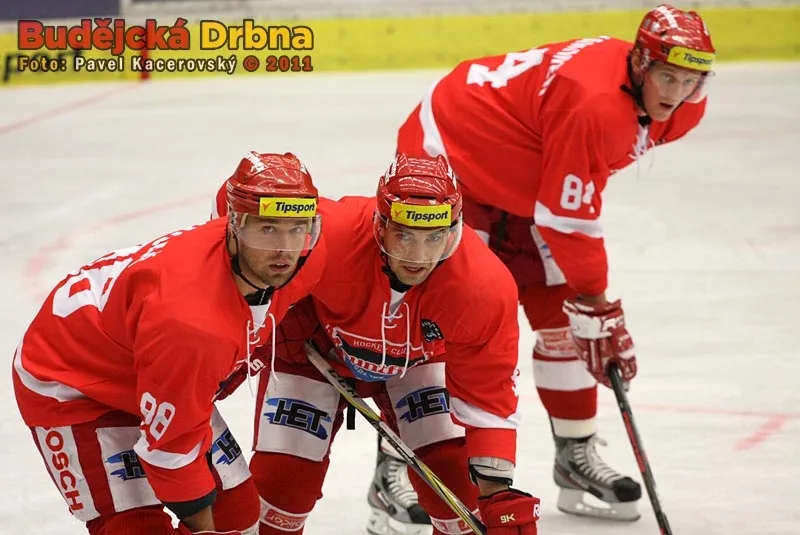 Českobudějovické trio Milan Gulaš, Peter Mikuš a Jakub Langhammer (zleva)
