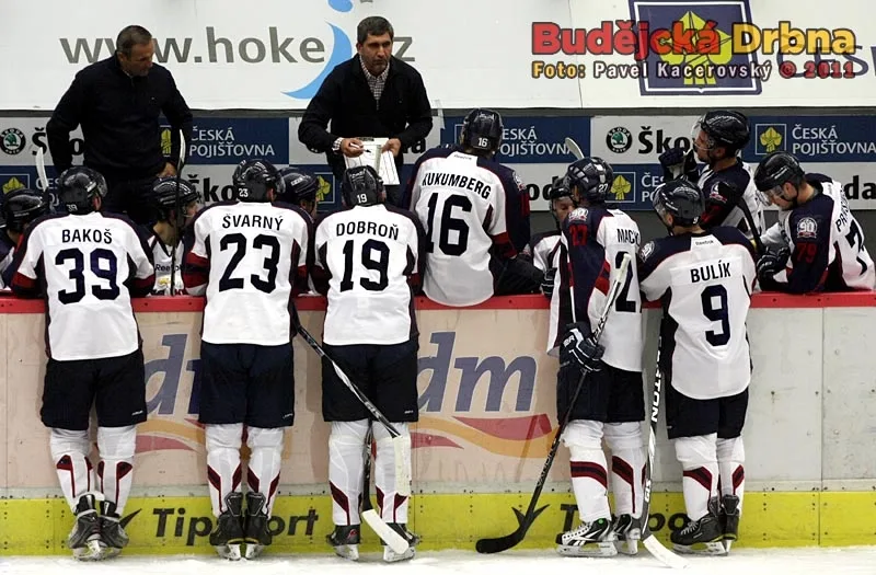 Válečná porada Slovanu před závěrečným power play