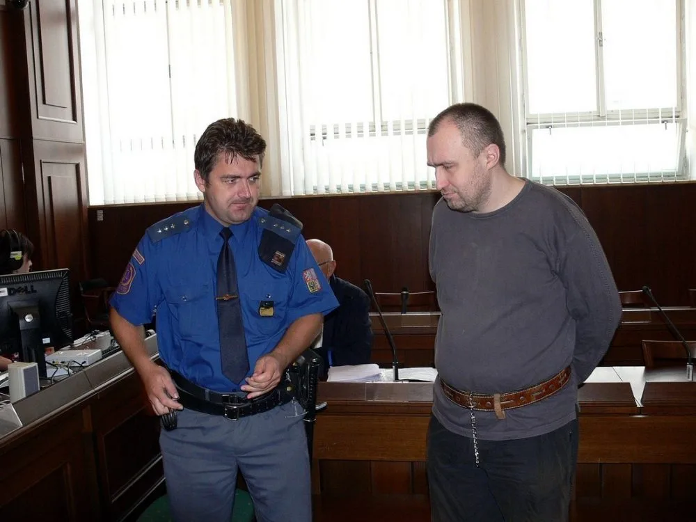 Josef Krejza před soudem