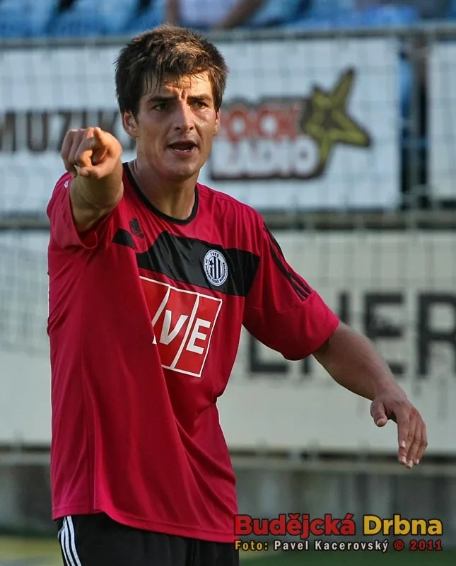 Nováček v českobudějovickém mužstvu, Slovák Jaroslav Machovec