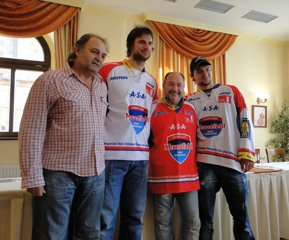 Zleva: Milan Kupka, Martin Podlešák, David Michal, Jakub Kovář