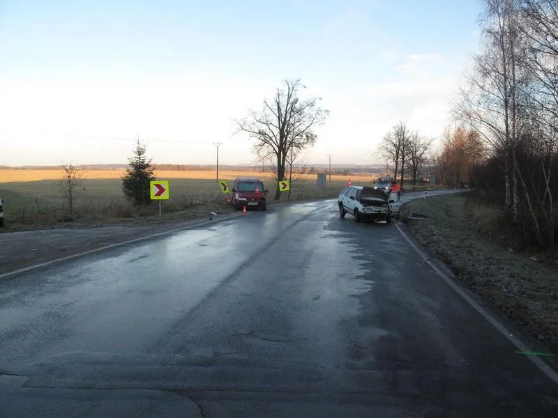 Dopravní nehoda u Ledenic-situace