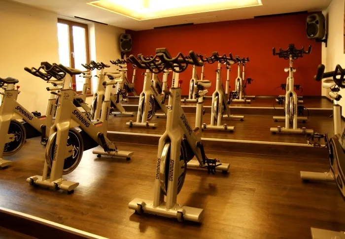Fitness - spinning sál.
