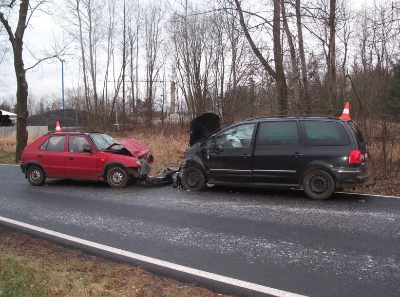 Dopravní nehoda v Branišovské ulici.
