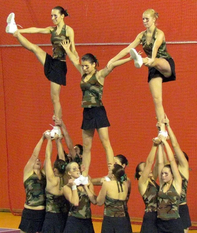 Hell´s Cheerleaders České Budějovice na soutěži v Praze