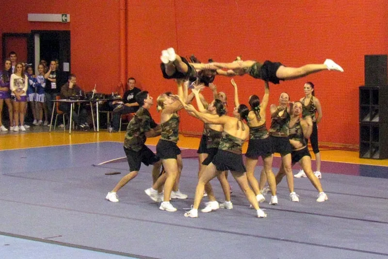 Hell´s Cheerleaders České Budějovice na soutěži v Praze