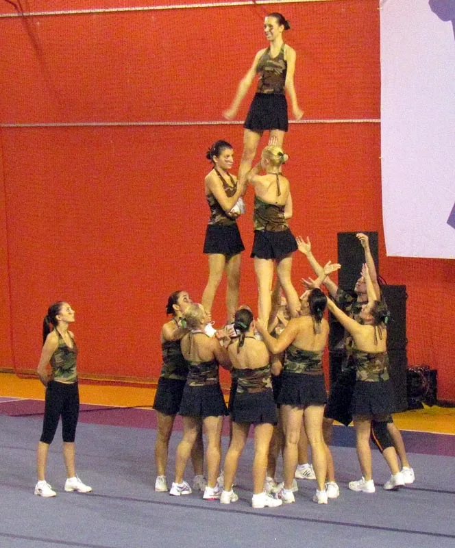 Hell´s Cheerleaders České Budějovice na soutěži v Praze