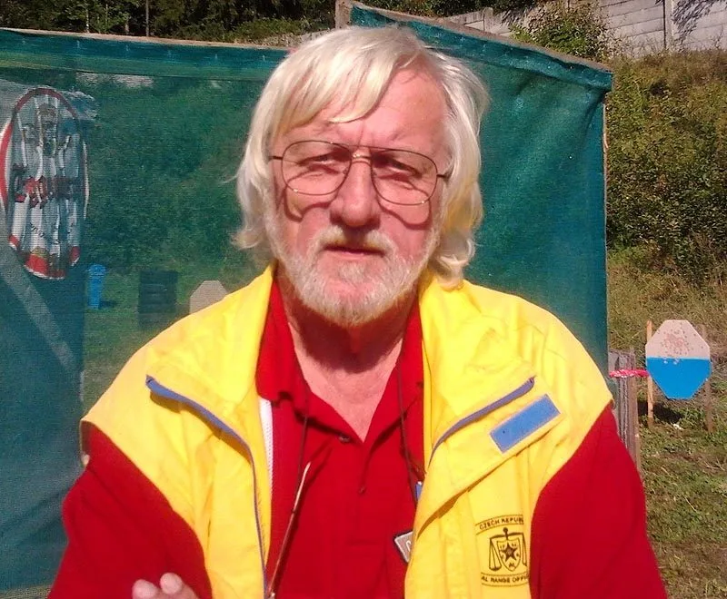 Předseda Klubu praktické střelby Eggenberg Český Krumlov Antonín Liška