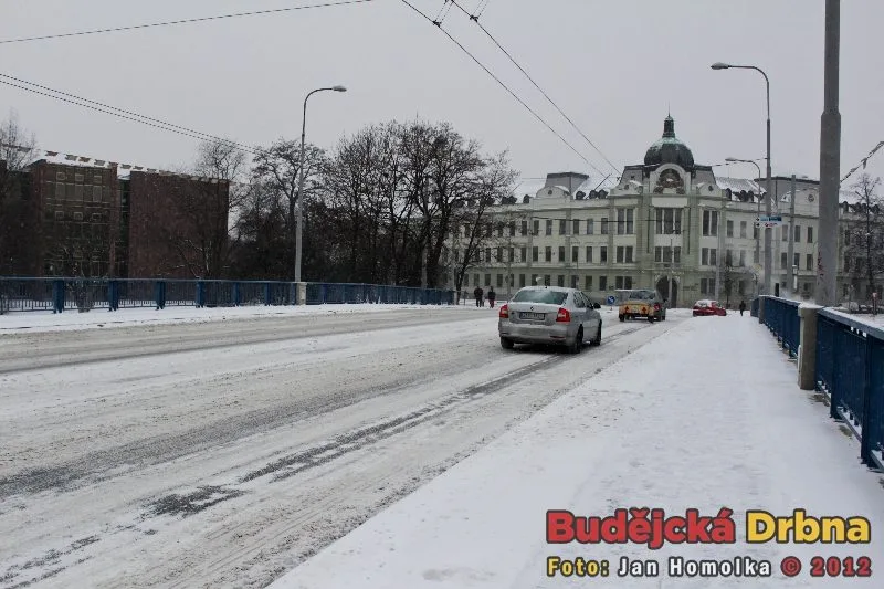 Most přes Malši u budovy soudu