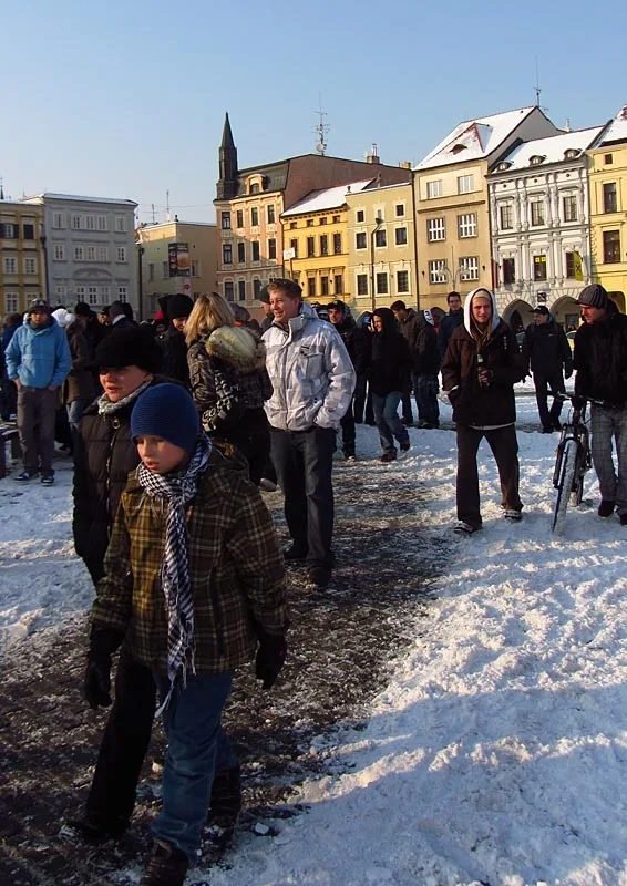 Budějcký protest proti dohodě ACTA