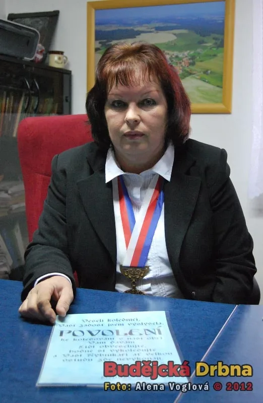 Starostka Ločenic Miluše Kleinová