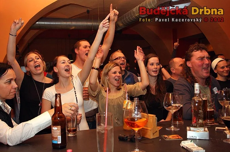 Na koncert kapely svého táty přišel i Štěpán Hebík spolu s Adamem Glowaczem z kapely Pub Animals