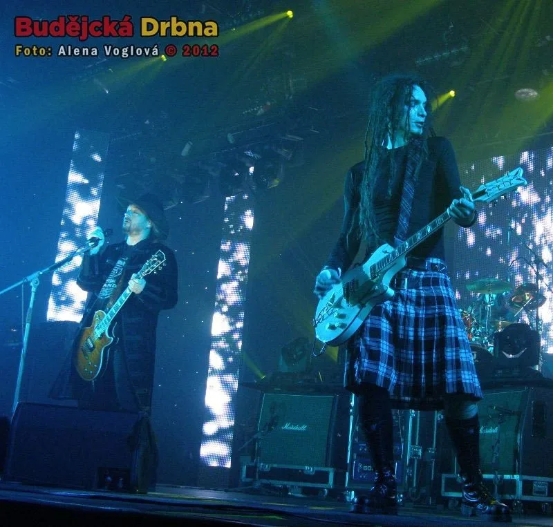 Koncert kapely Wanastowi Vjecy v Budějcích