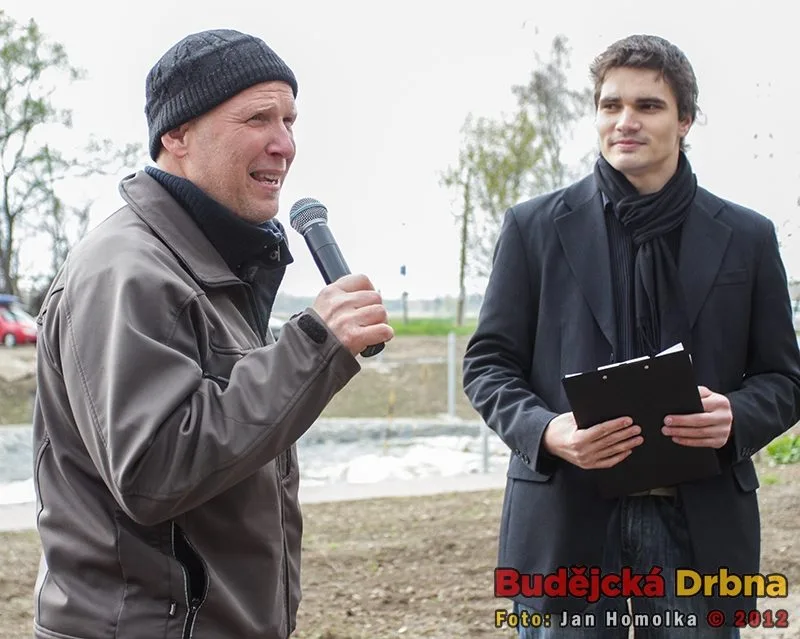 Předseda SKVS České Budějovice Jakub Prüher a jeho zahajovací řeč