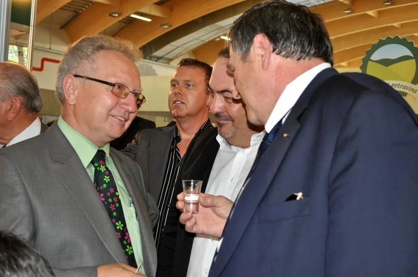 Prezident Agrární komory České republiky Jan Veleba (vlevo)