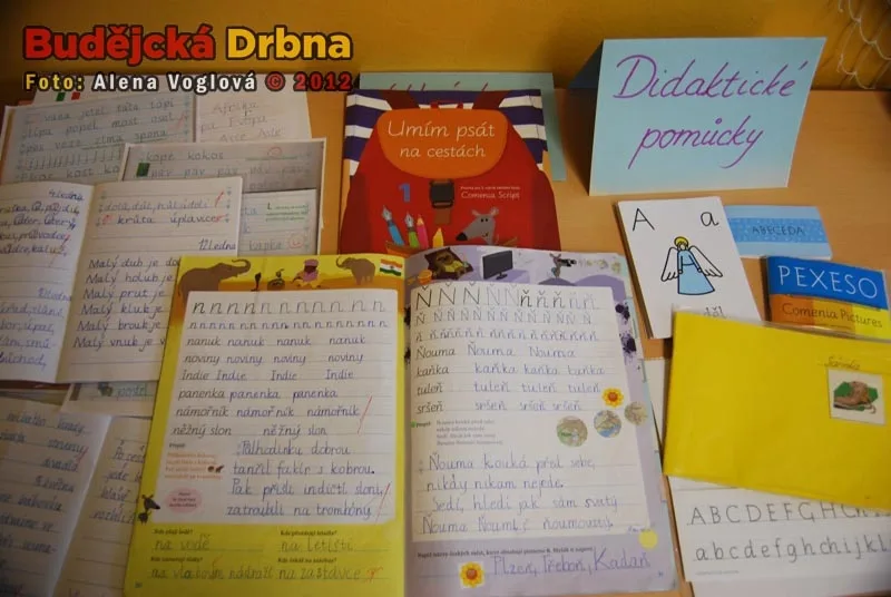 Ukázka písma druháka Péti