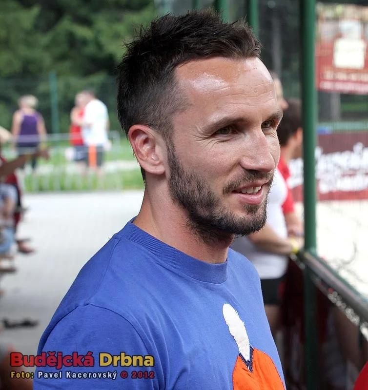 Český fotbalový reprezentant Tomáš Sivok v Budějcích