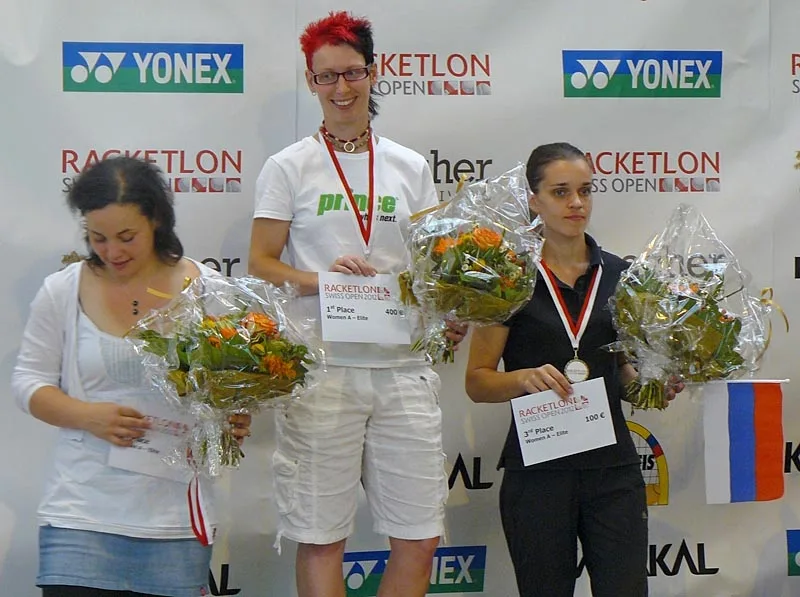 Zuzana Kubáňová na stupních vítězů ženského singlu