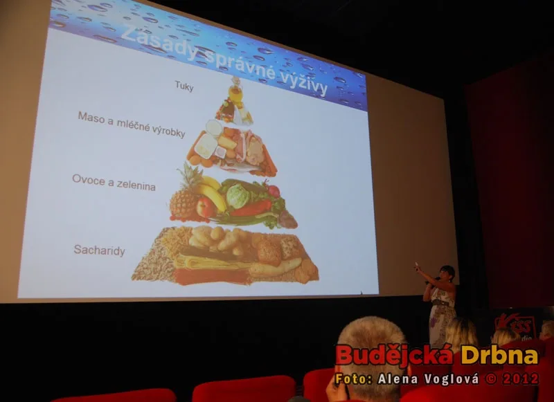 Při Věřině přednášce nechyběla ani klasická pyramida