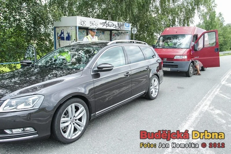Kontrola vozidla na úseku ČB-Veselí nad Lužnicí