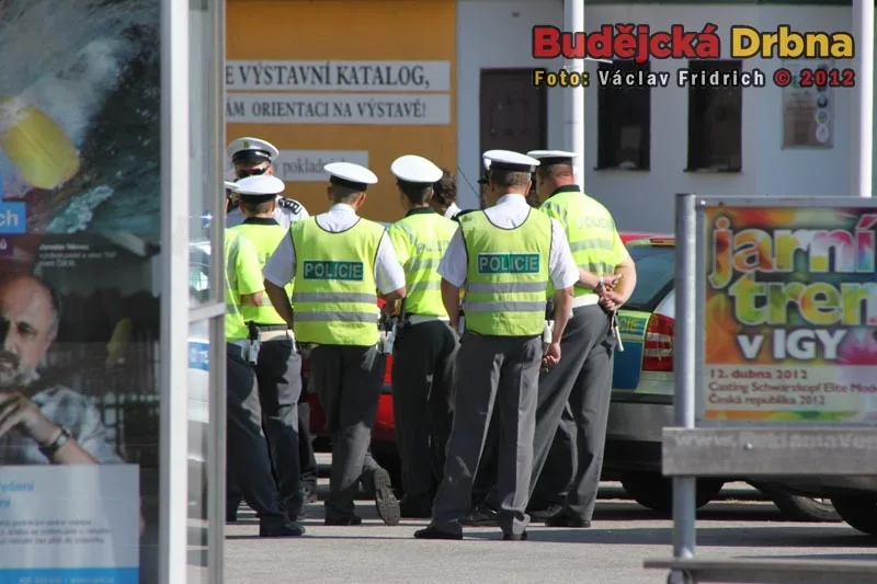 Soutěž dopravních policistů u Výstaviště