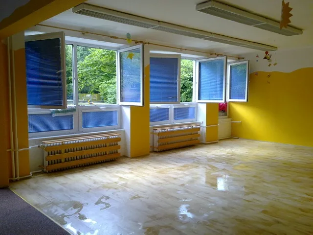 Mateřská škola Čéčova byla ve čtvrtek ráno vyplavena
