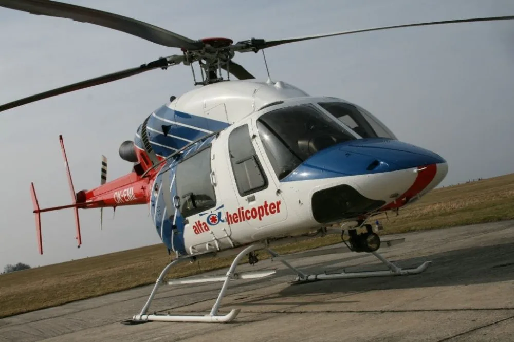 Stroj Bell 427 jihočeské letecké záchranné služby