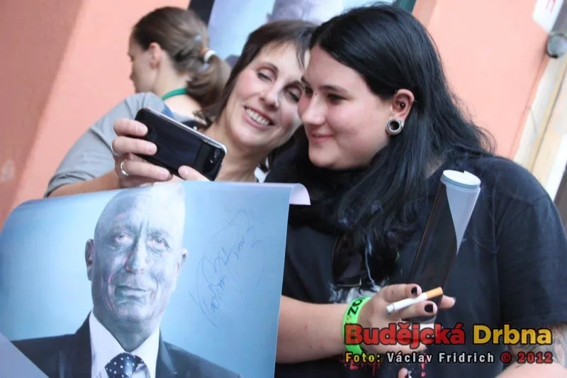 Prezidentský kandidát Vladimír Franz přijel do Budějc