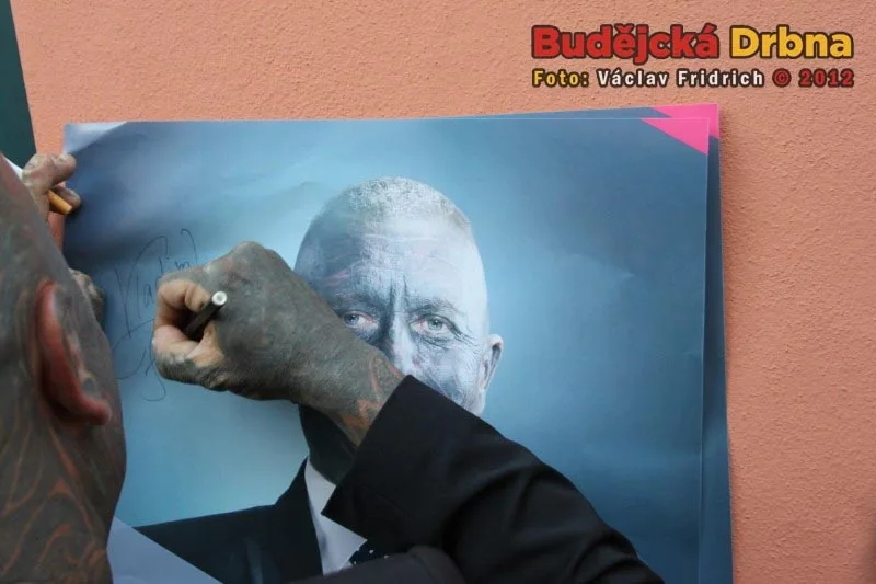 Prezidentský kandidát Vladimír Franz přijel do Budějc