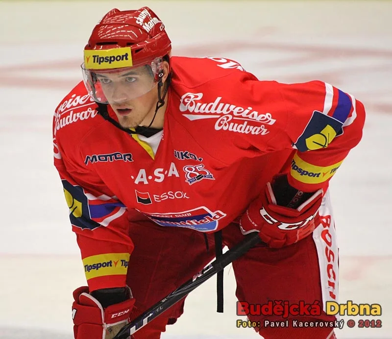 Jediný českobudějovický střelec Robin Soudek